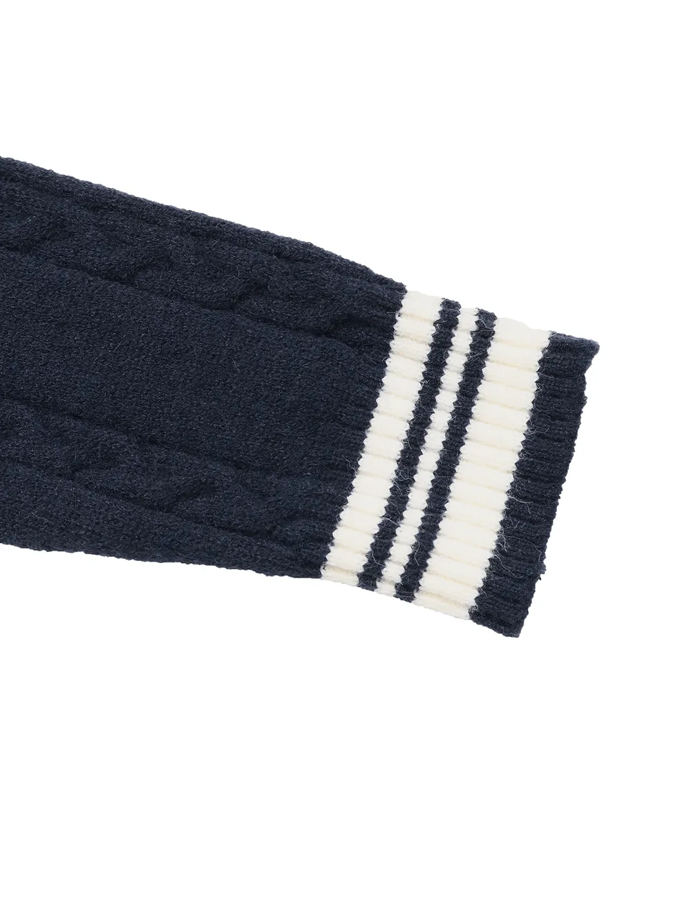 Contrast Striped V-Neck Sweater, image 4