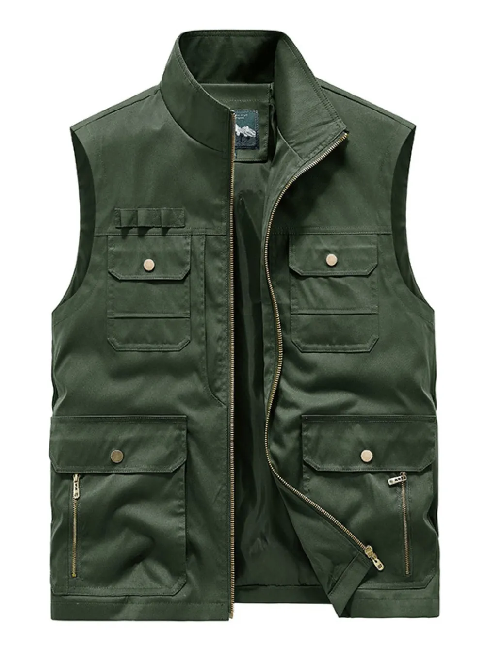 Men's Plus Size Zip Up Vest