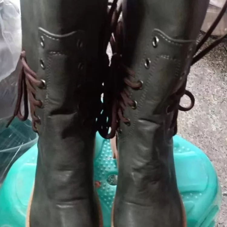 Lace Up Block Heels Boots, image 5
