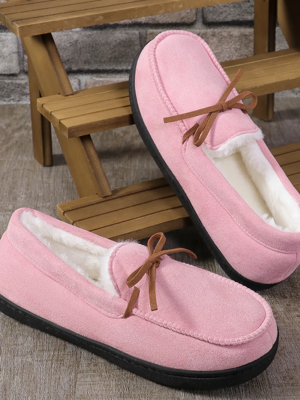 Bow Round Toe Flat Slip-Ons, image 7