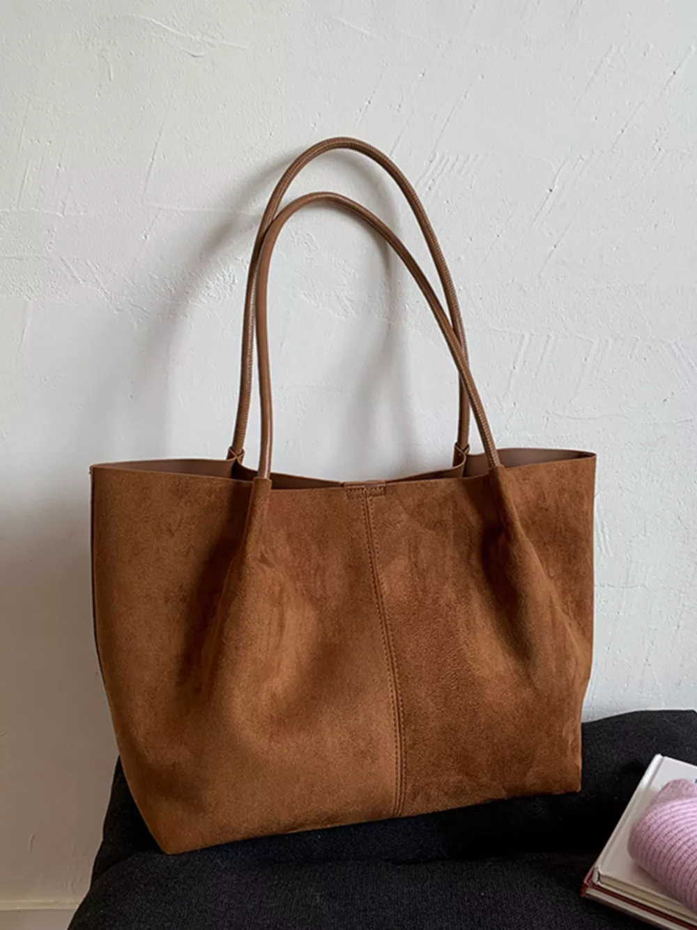 Solid Color Tote Bag, image 2