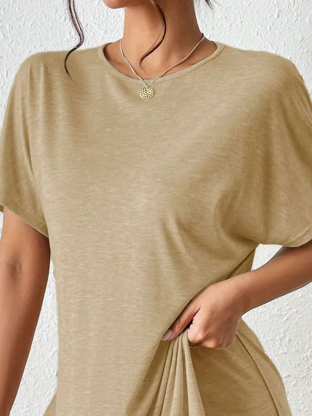 Casual Round Neck T-Shirt and Shorts Set, image 8