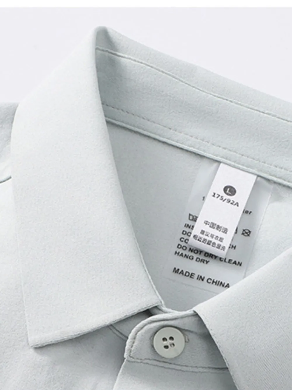 Men's Plus Size Button Detail Short Sleeve Polo, image 8