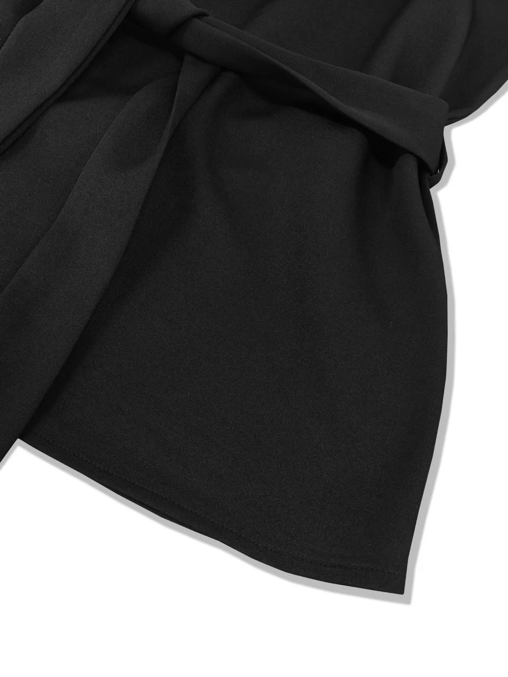 Tie-Waist Long Sleeve Top and Pants Set, image 4