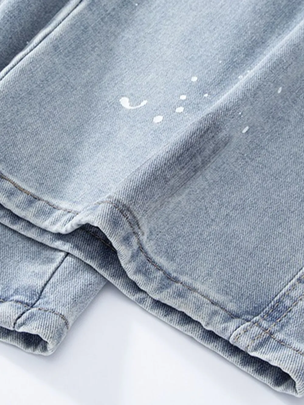 Men's Full Size Distressed Wide Leg Jeans Plus Size, image 7