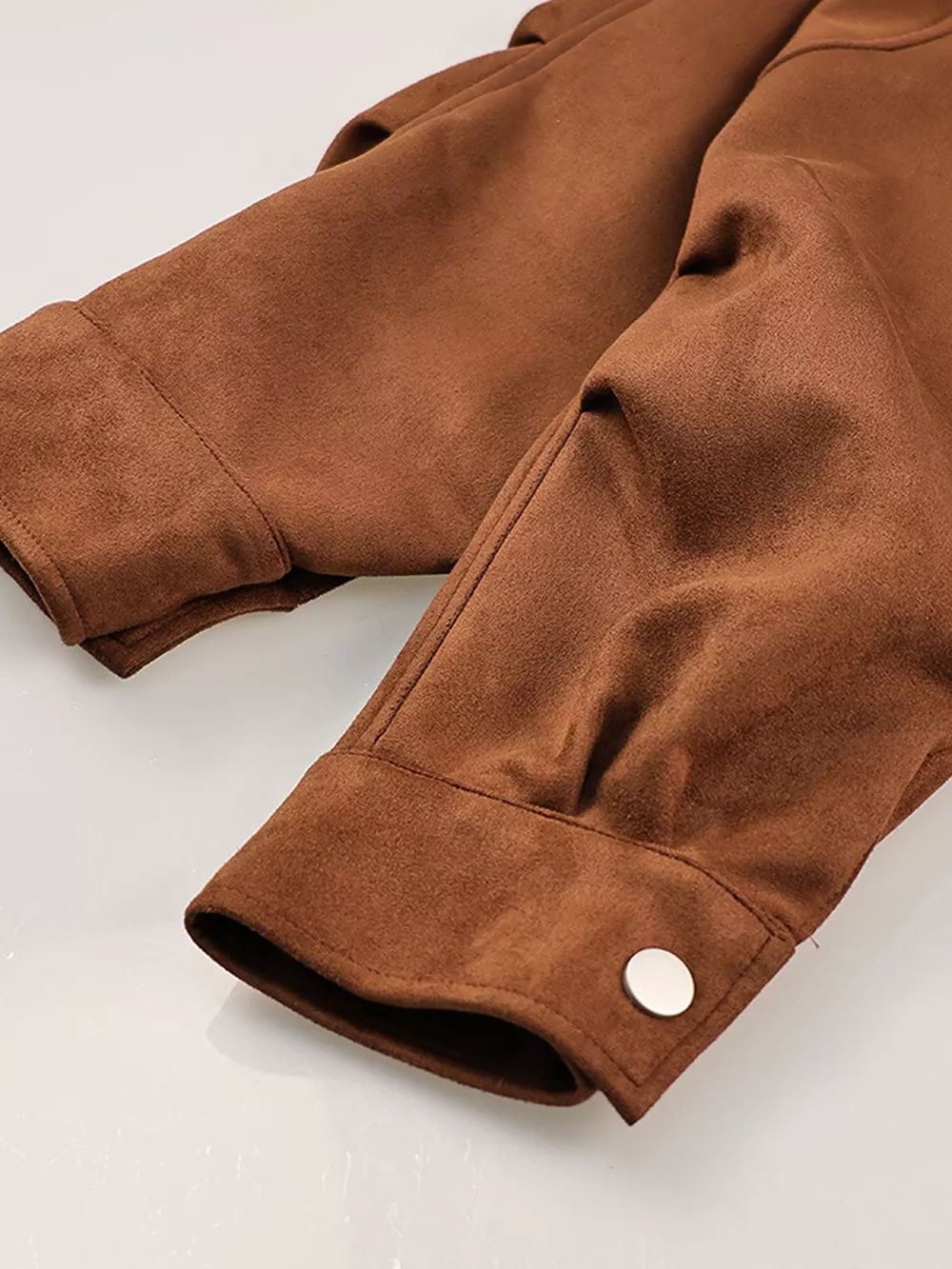 Zip Up Dropped Shoulder Moto Jacket, image 19