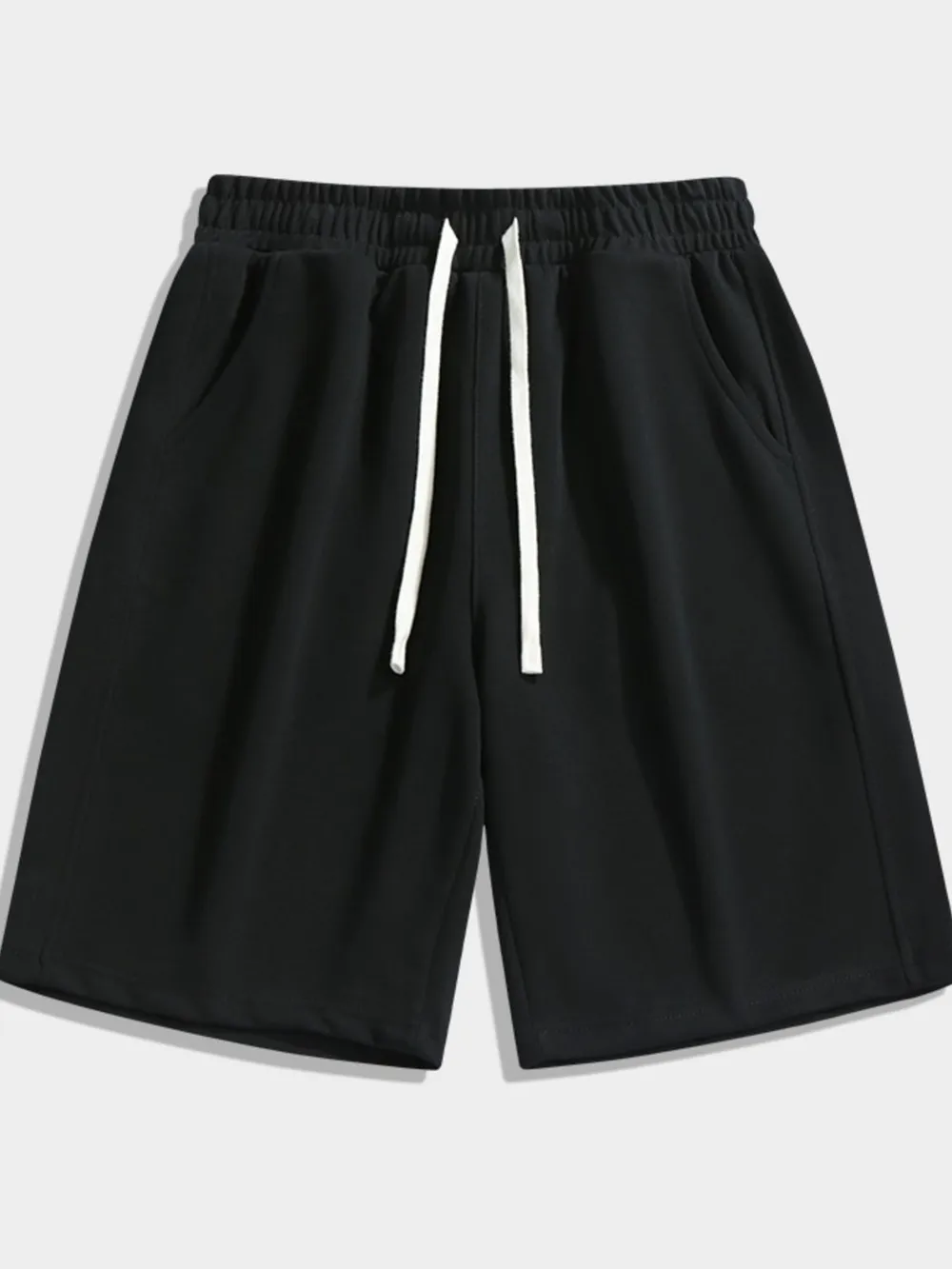Men's Plus Size Drawstring Casual Shorts, image 4