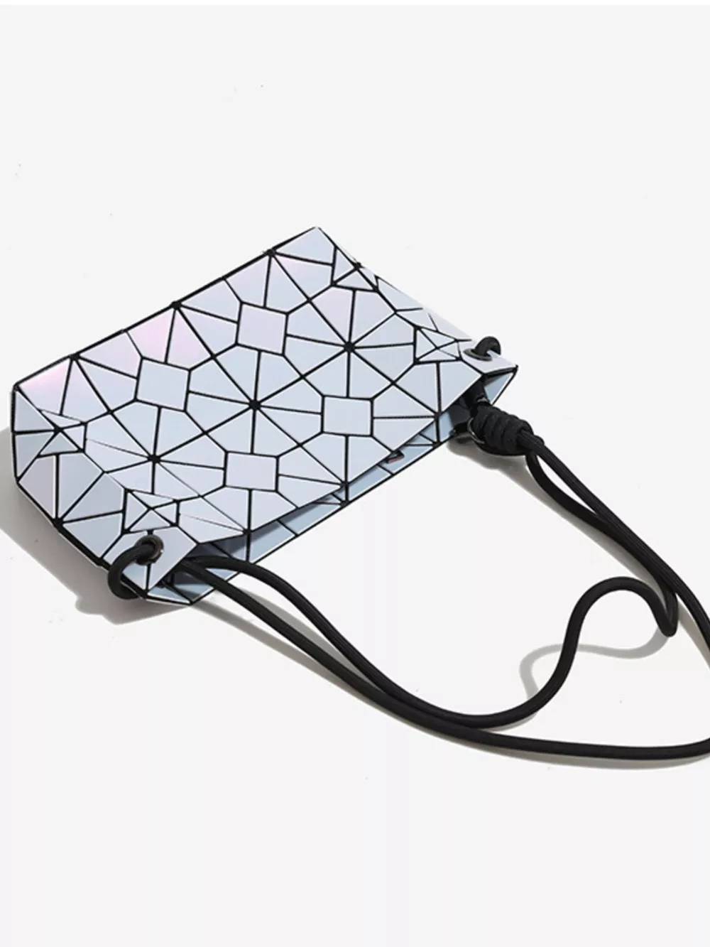Geometric Prism Iridescent Shoulder Bag, image 4