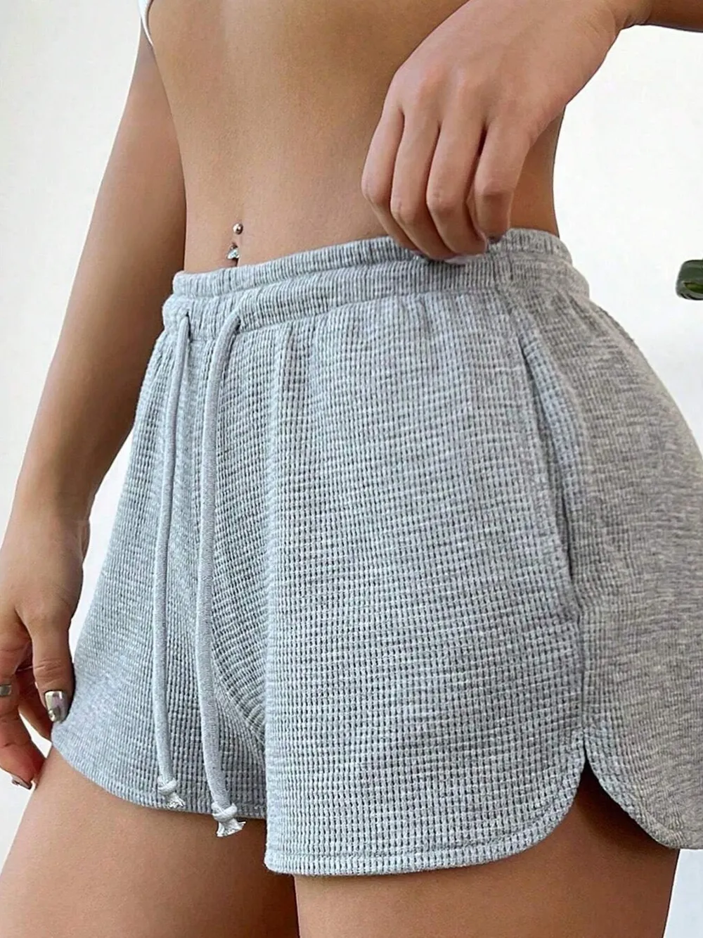 Drawstring Shorts with Pockets, image 3
