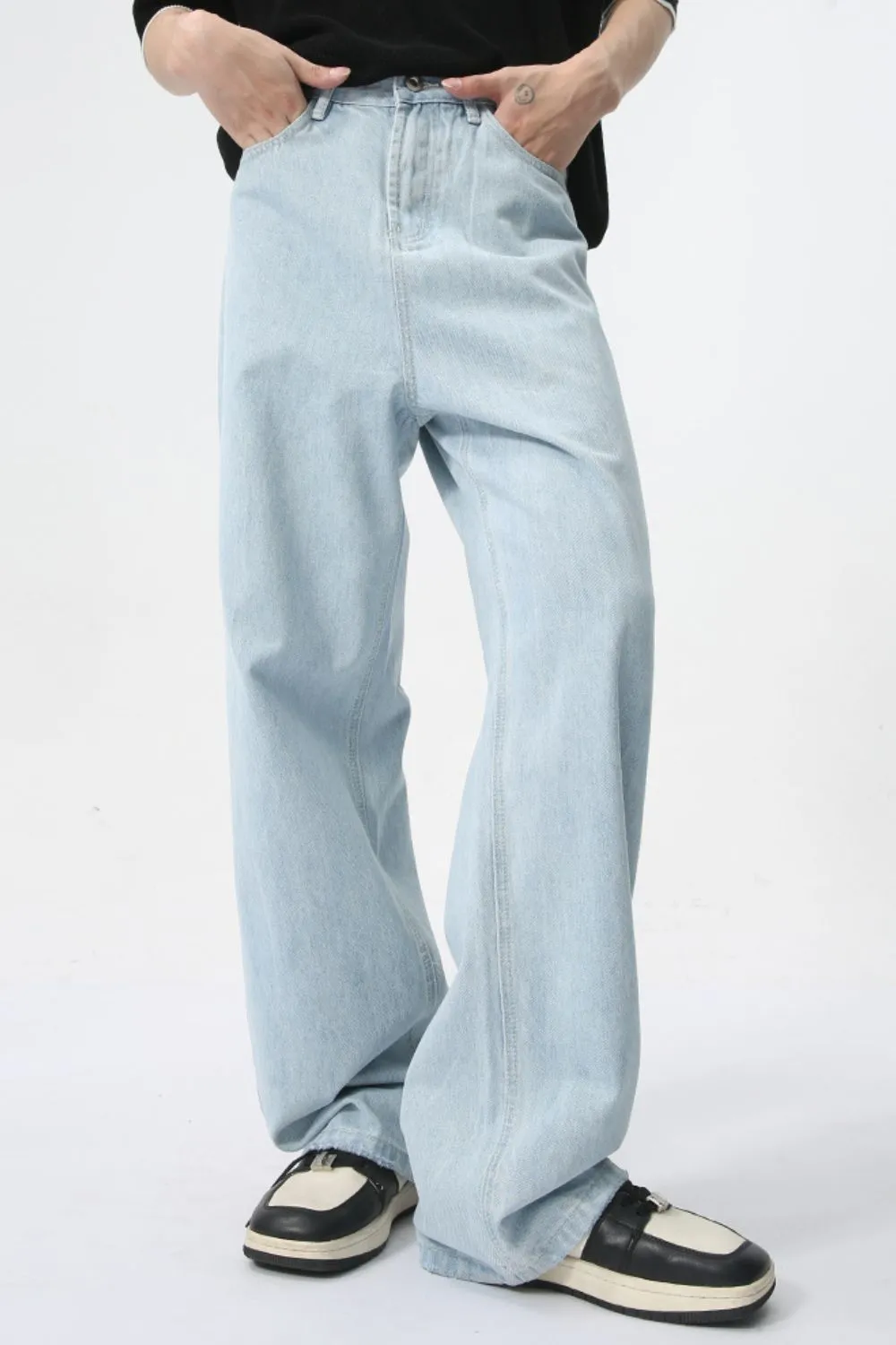 Wide Leg Jeans with Pockets, image 2
