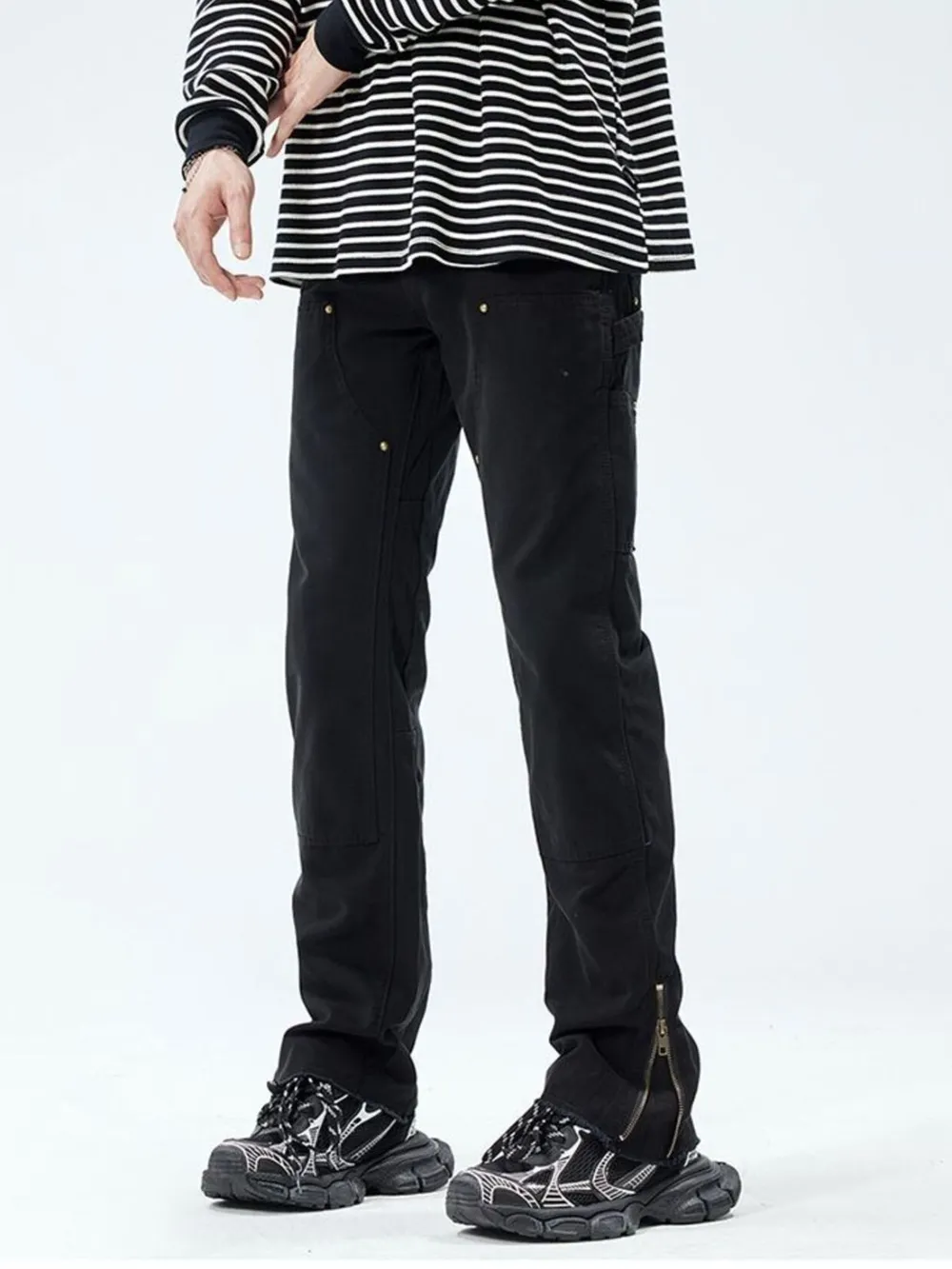 Men's Wide Leg Jeans, image 2