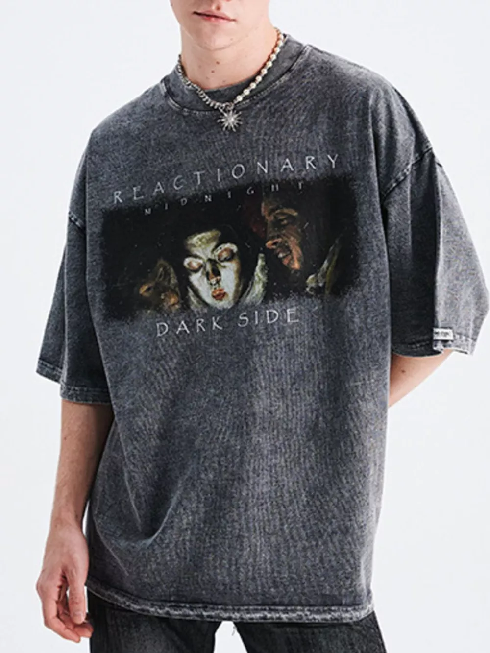 Men's Graphic Round Neck Short Sleeve T-Shirt, image 4