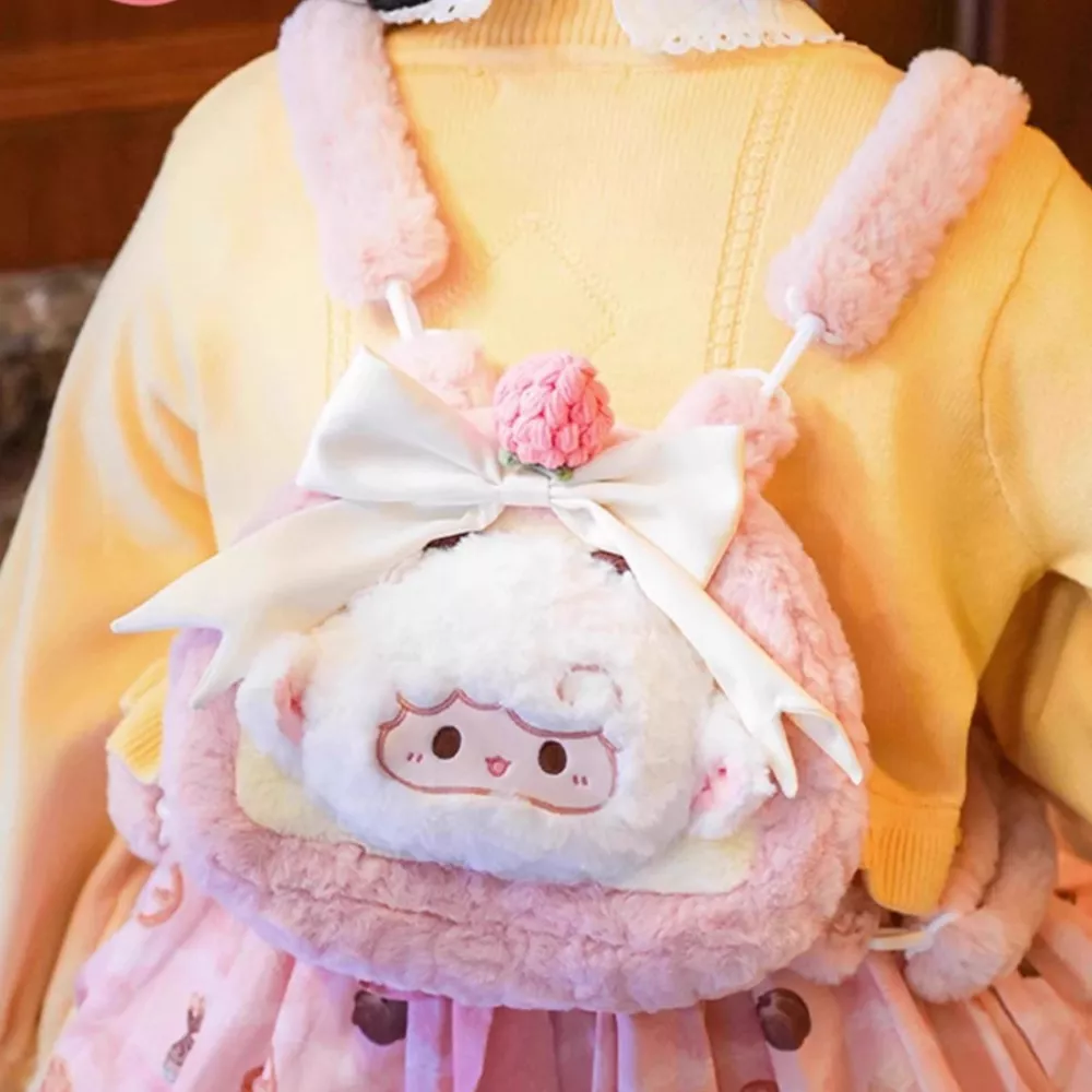 Plush Sheep Backpack Bag, image 2