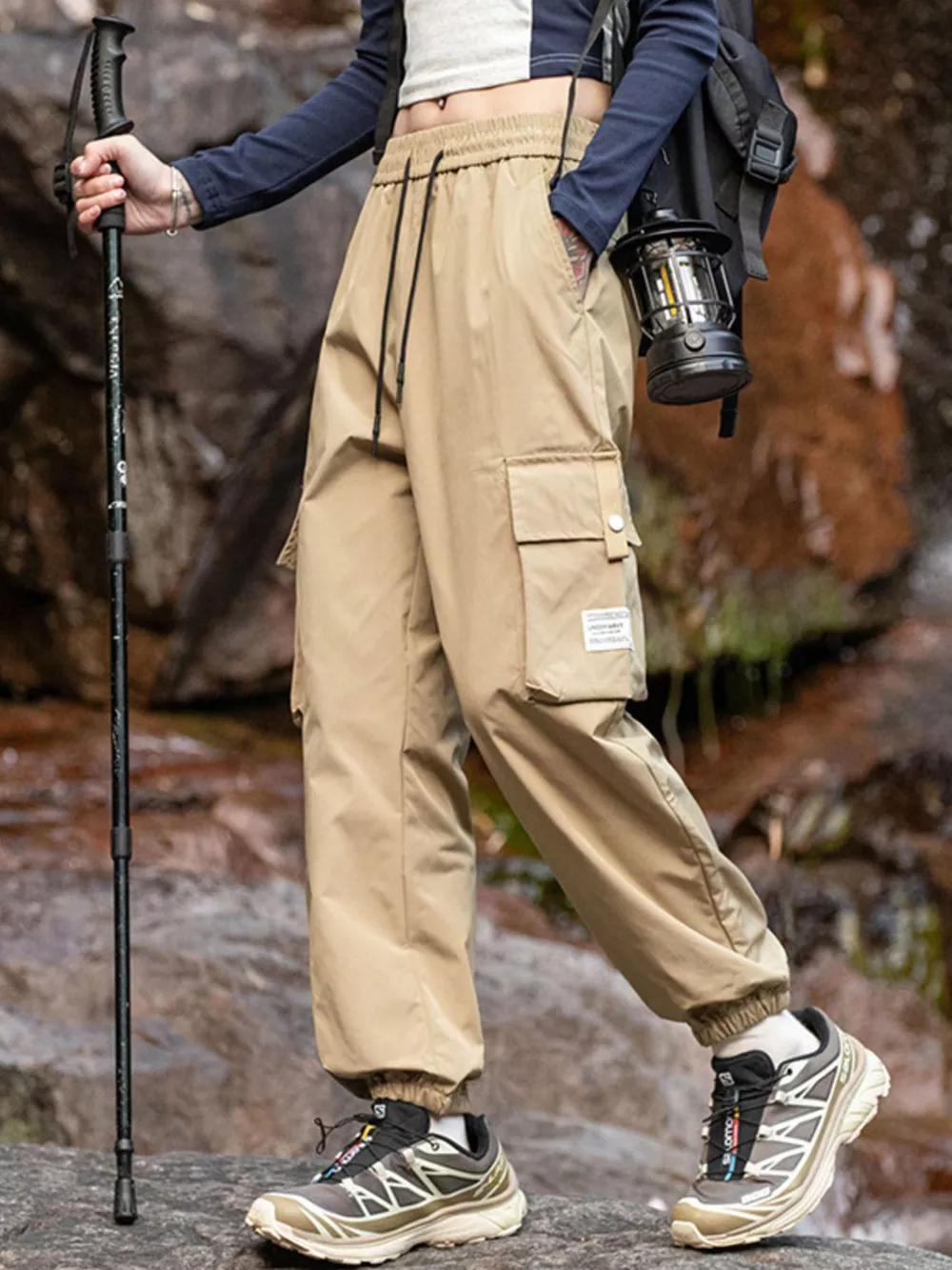 Men's Plus Size Loose Fit Cargo Pants, image 6