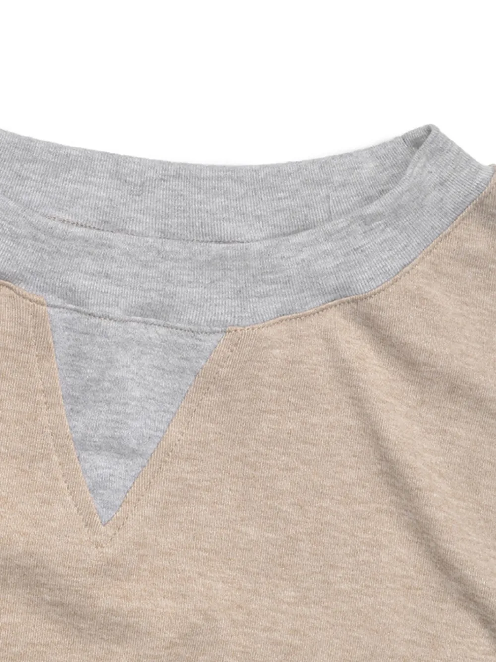 Contrast Round Neck Long Sleeve T-Shirt, image 5