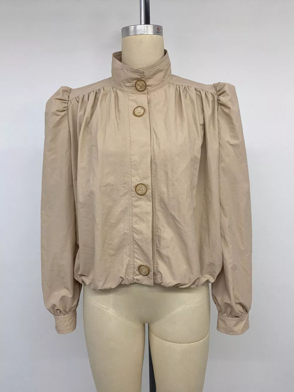 Button-Down Puff-Sleeve Jacket, image 11