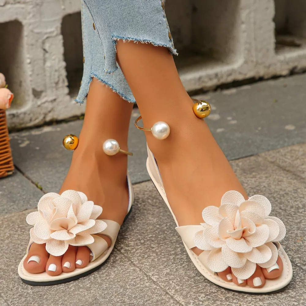 Flower Open Toe Sandals, image 12