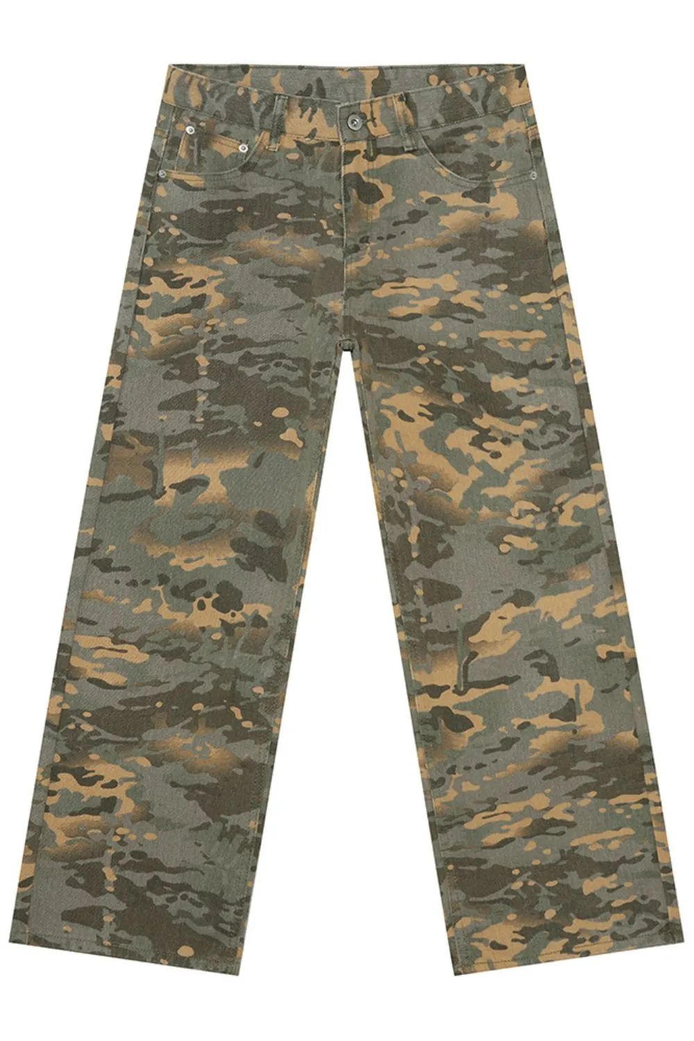 Camouflage Jeans with Pockets, image 8