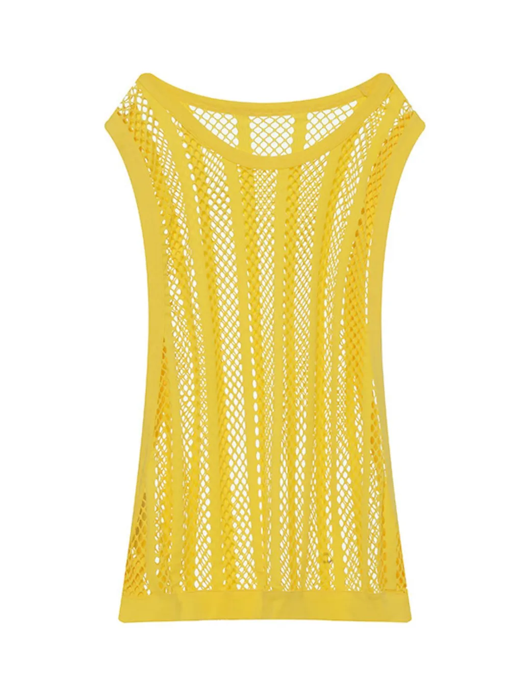 Men's Openwork Round Neck Tank, image 8