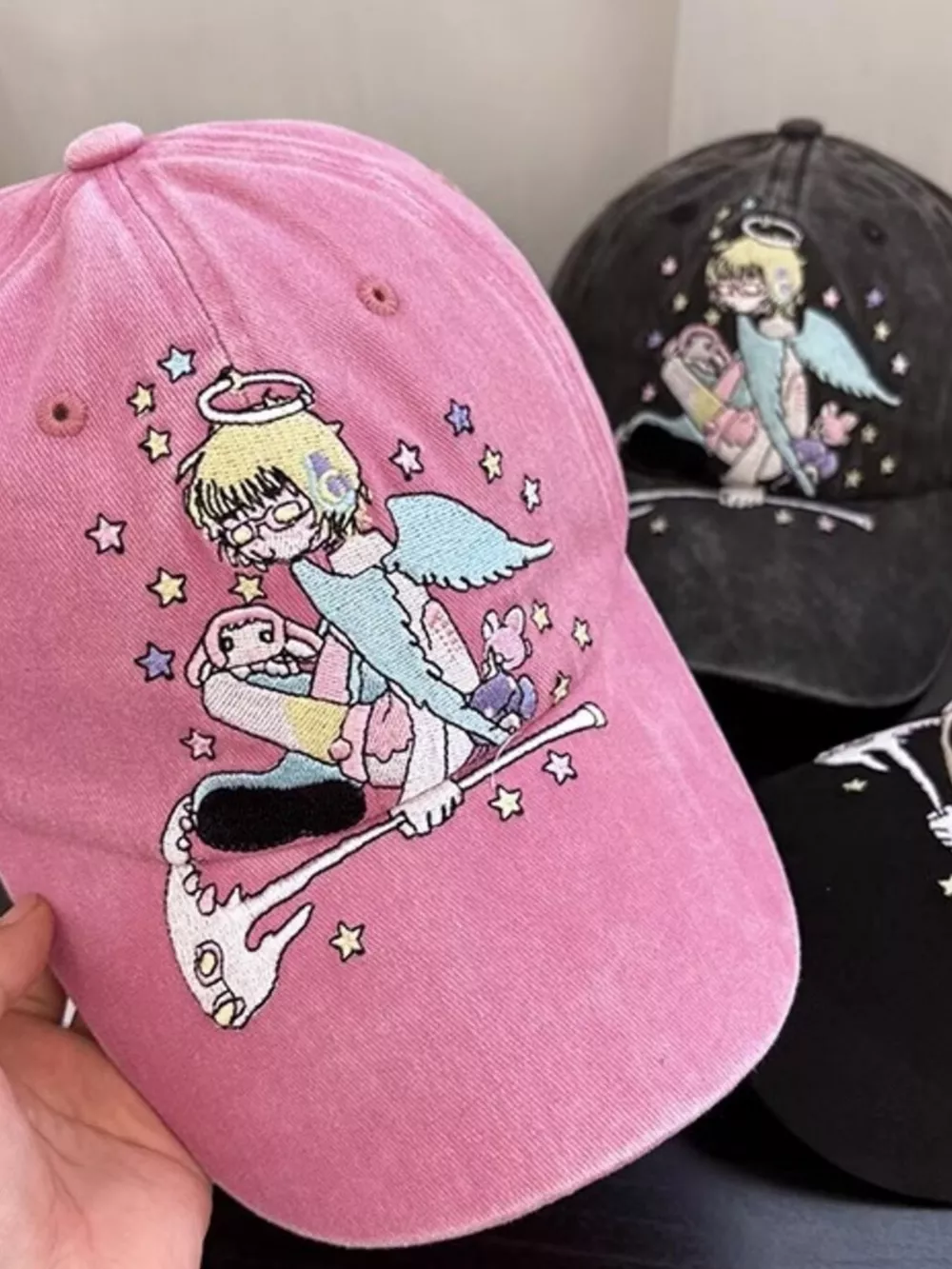 Embroidered Washed Baseball Cap, image 3