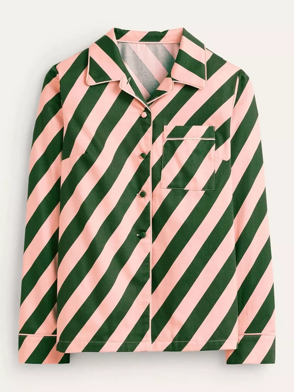 Striped Long Sleeve Shirt and Pants Lounge Set, image 5