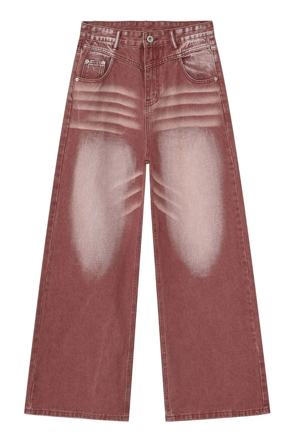 Men's Wide Leg Jeans with Pockets, image 5