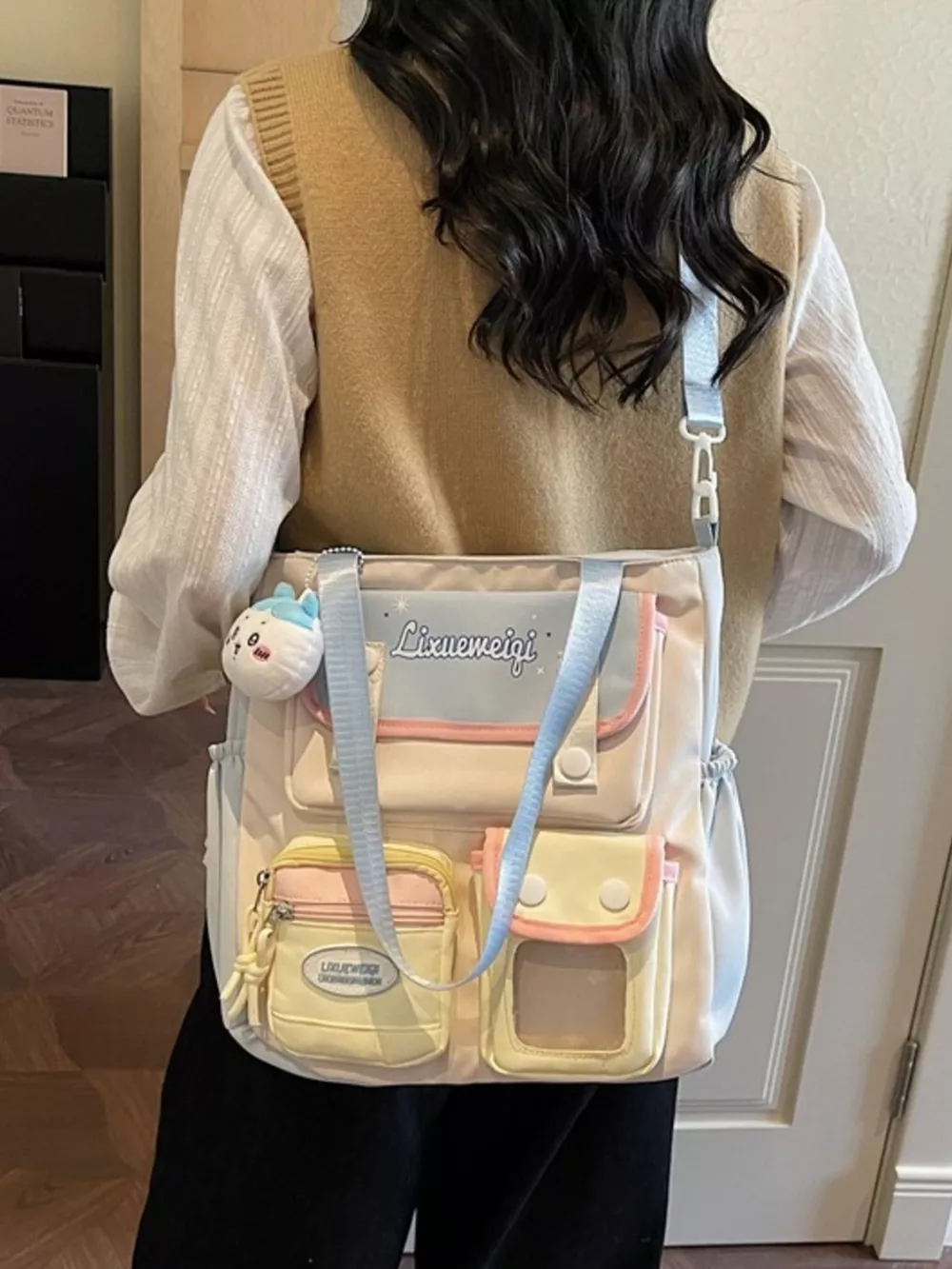 Multi-Pocket Shoulder Bag, image 6
