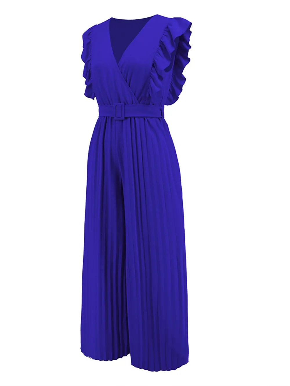 Ruffled Surplice Cap Sleeve Jumpsuit, image 21