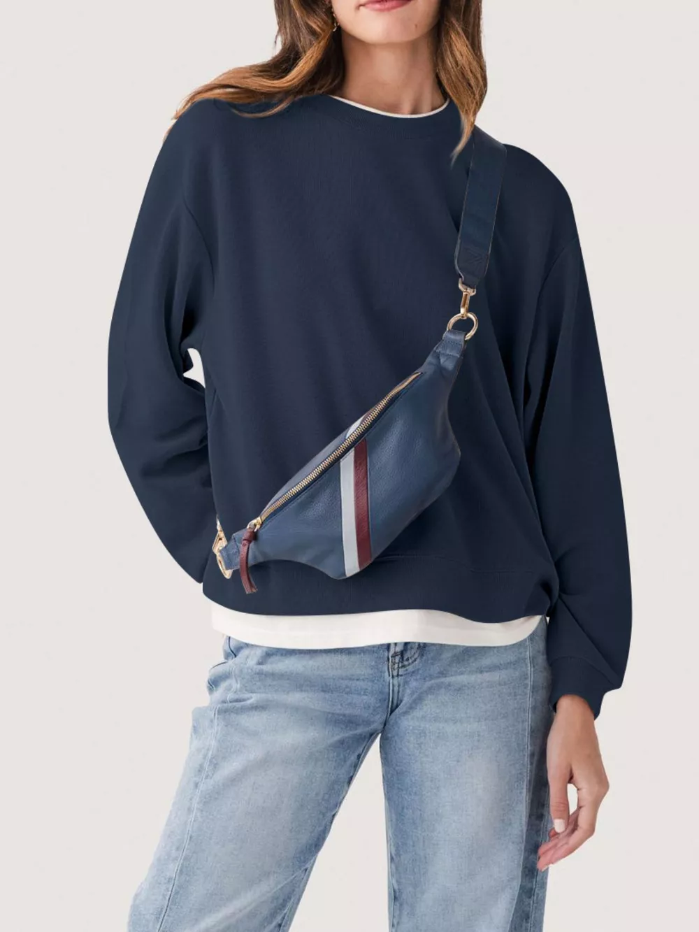 Oversized Crew Neck Sweatshirt, image 22