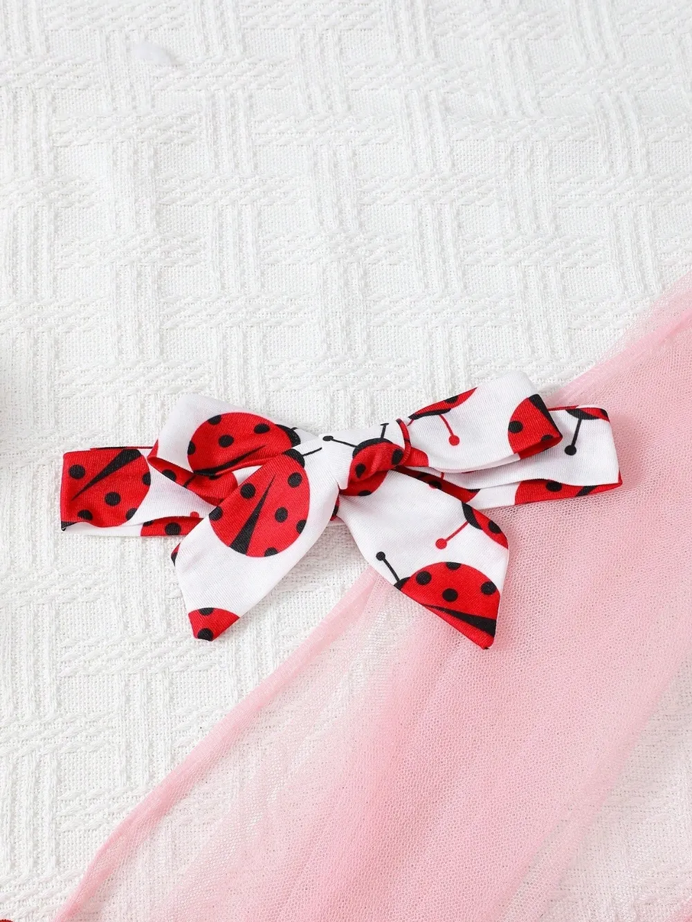 Children's Headband, Round Neck Ruffle Sleeve Top and Pants Set, image 3
