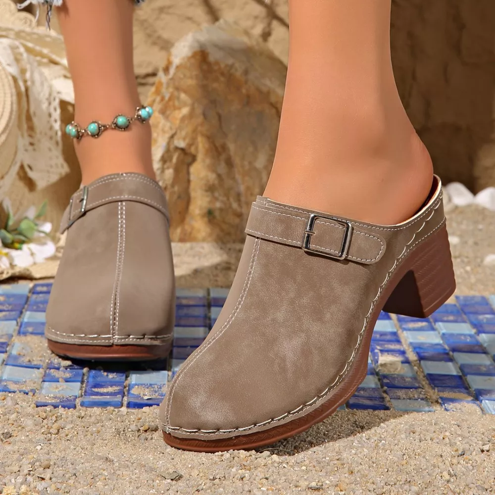 Round Toe Platform Slip-Ons, image 5