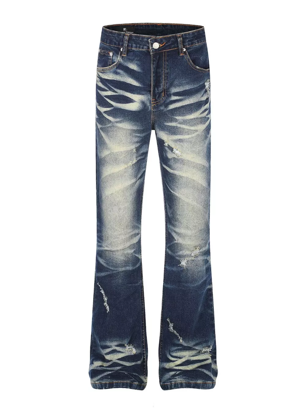 Men's Washed Flare Jeans
