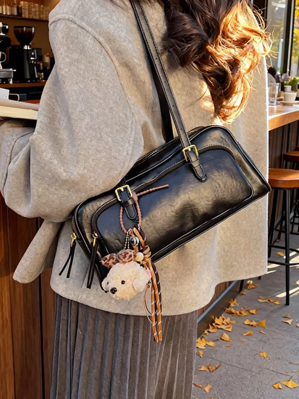 PU Leather Shoulder Bag, image 8