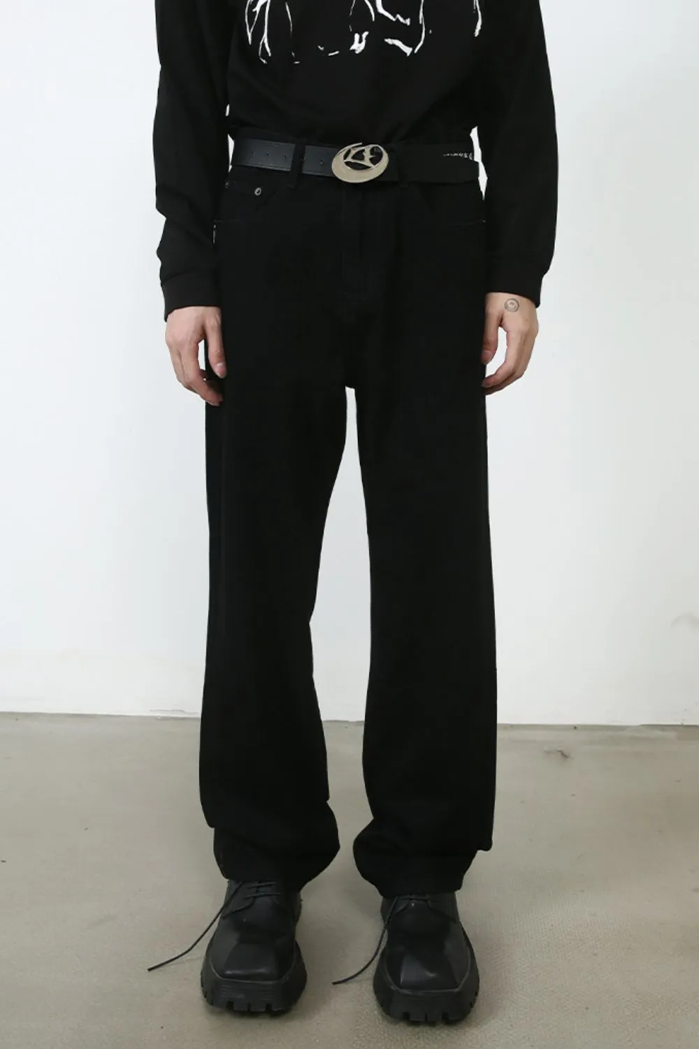 Men's Mid Rise Jeans with Pockets