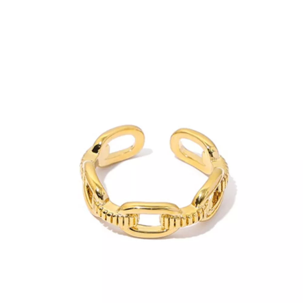 18K Gold-Plated Open Ring, image 3