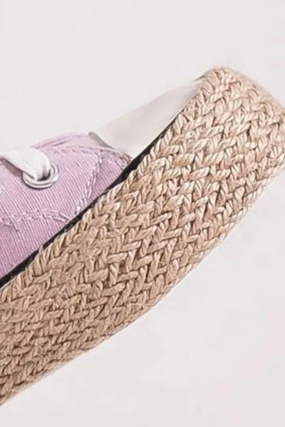 Lace Up Woven Espadrille Sole Sneakers, image 3