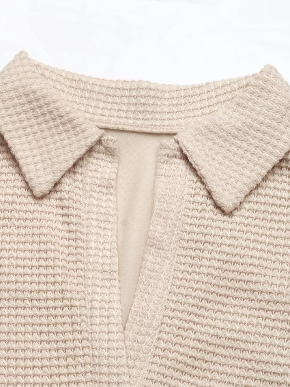 Textured Knit Bubble Hem Mini Dress, image 6