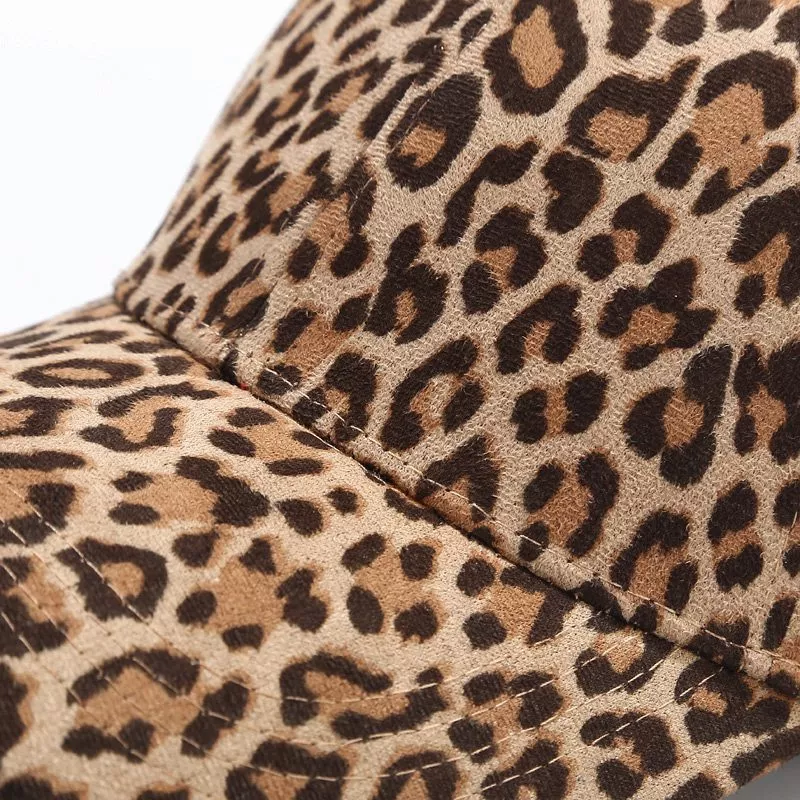 Leopard Cotton Baseball Cap, image 3