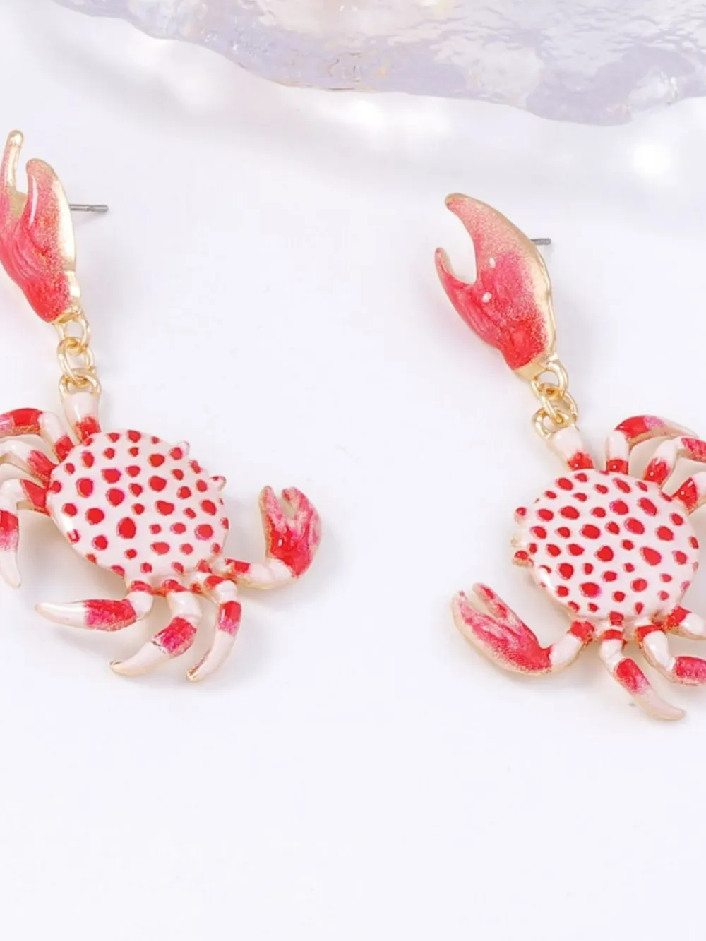 Alloy Crab-Shaped Earrings, image 2
