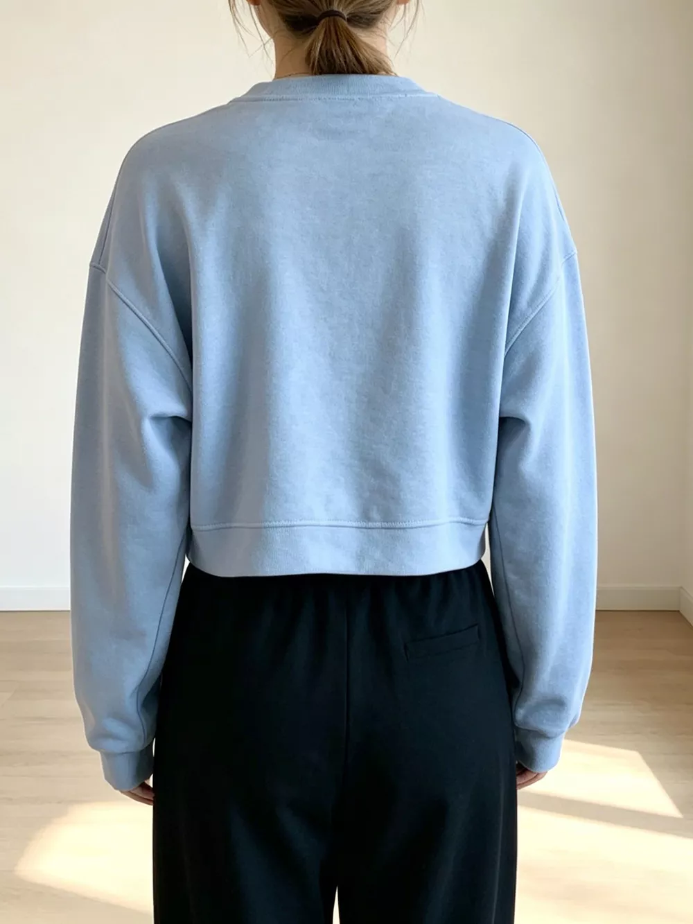 Crew Neck  Drop Shoulder Sweatshirt, image 18