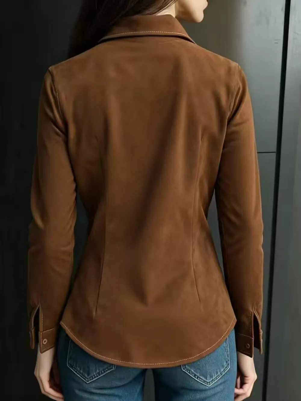 Vintage Button-Down Long Sleeve Shirt, image 4