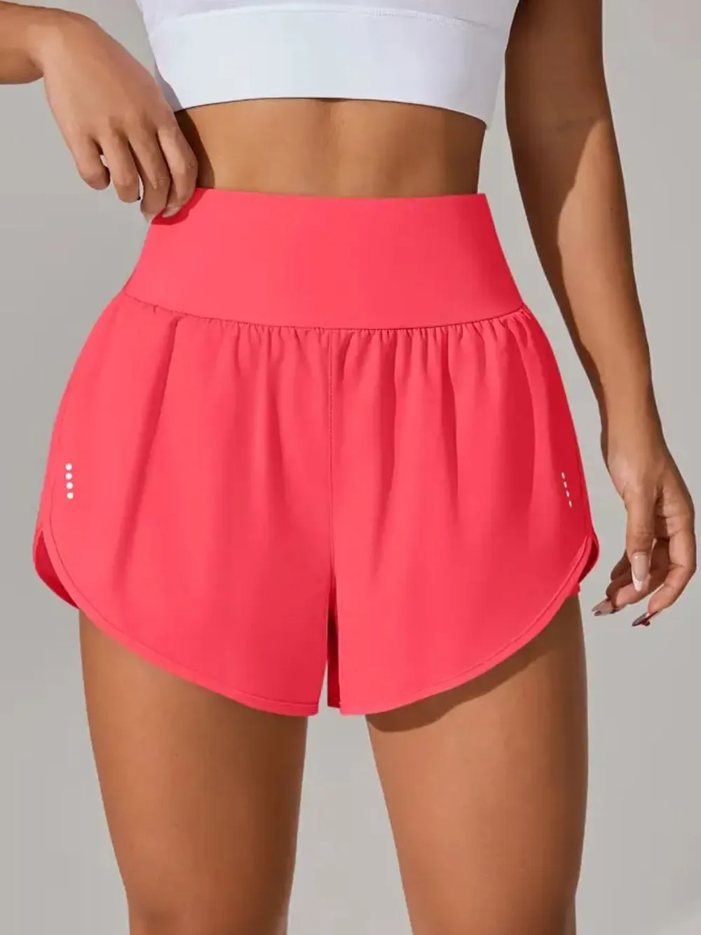 Pocketed High Waist Active Shorts, image 13