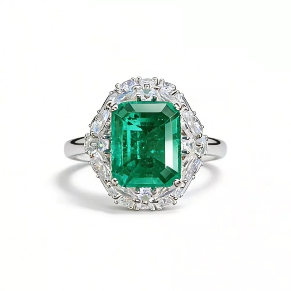 925 Sterling Silver Zircon Ring, image 6