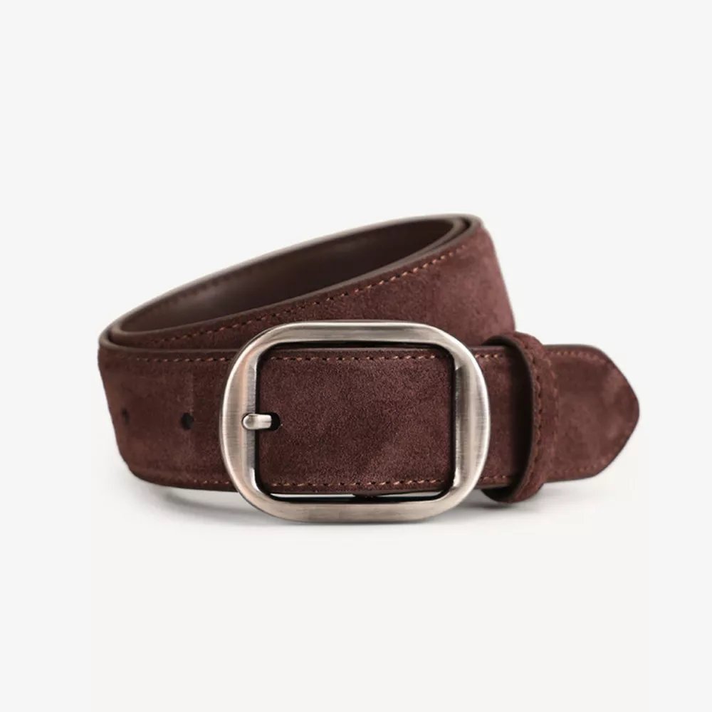 Silver Buckle Wide Waist Belt