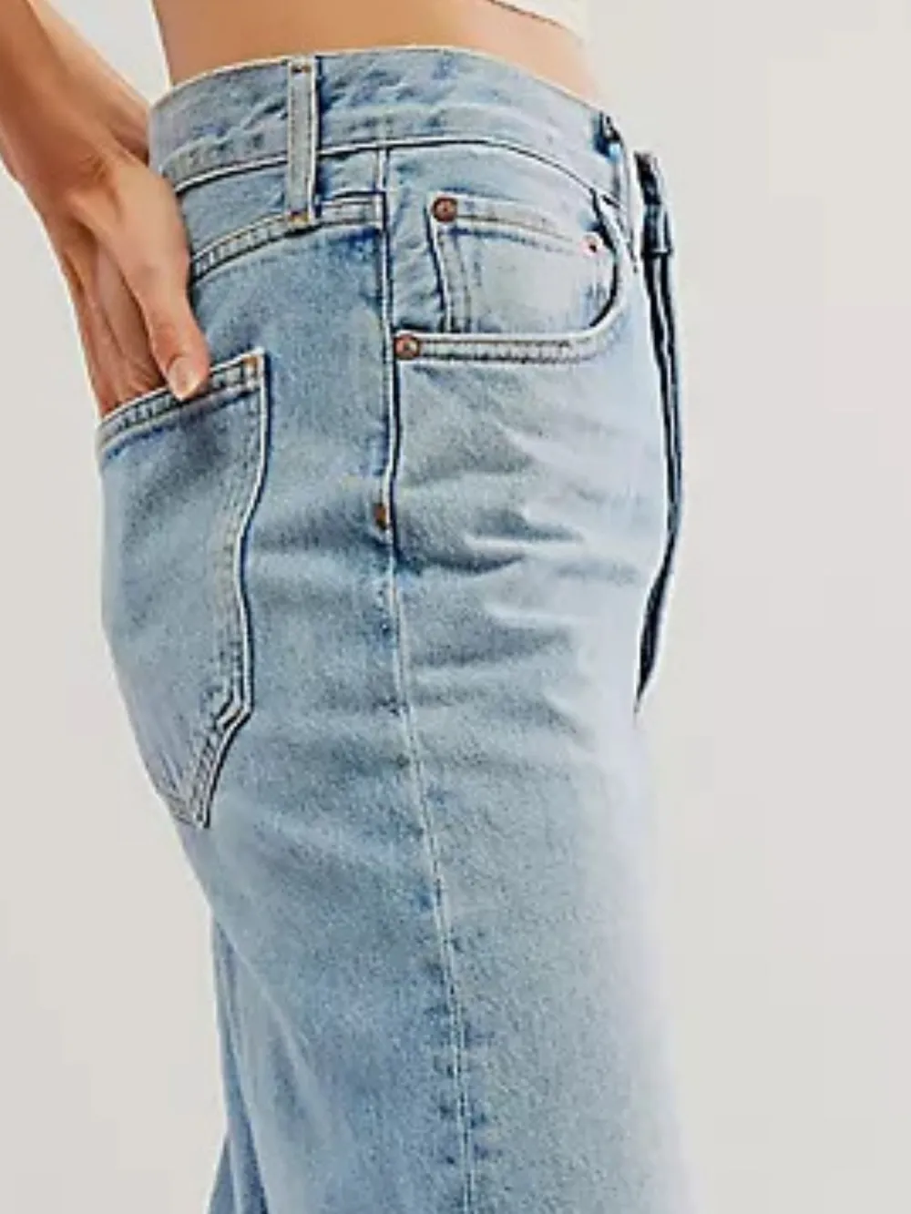 Cuffed Jeans with Pockets, image 7