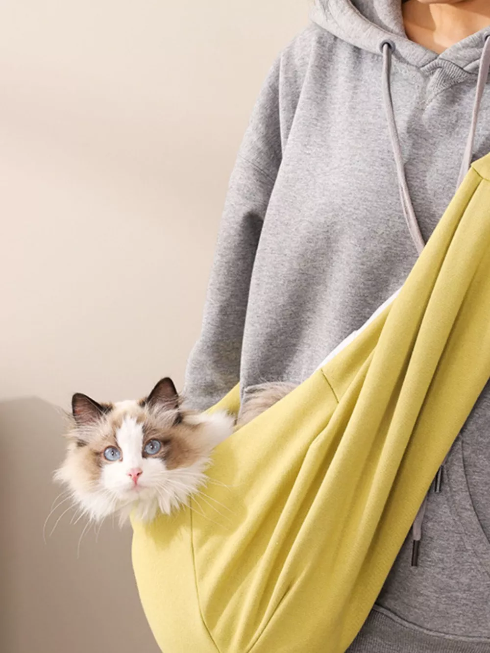 Comfortable Pet Carrier Sling Bag, image 13