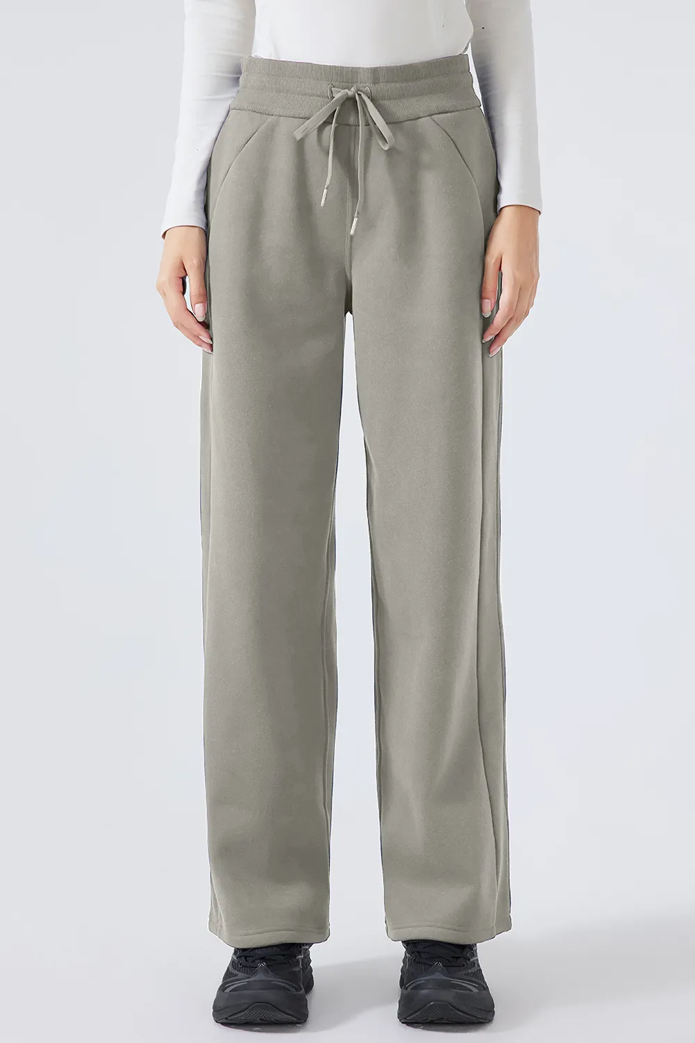 Drawstring Wide Leg Pants, image 6