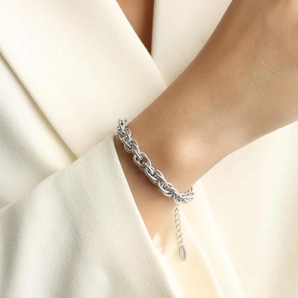 Titanium Steel Chain Bracelet, image 3