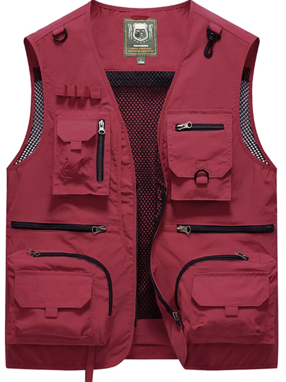 Men's Full Size Zip Up Vest with Pockets Plus Size, image 9