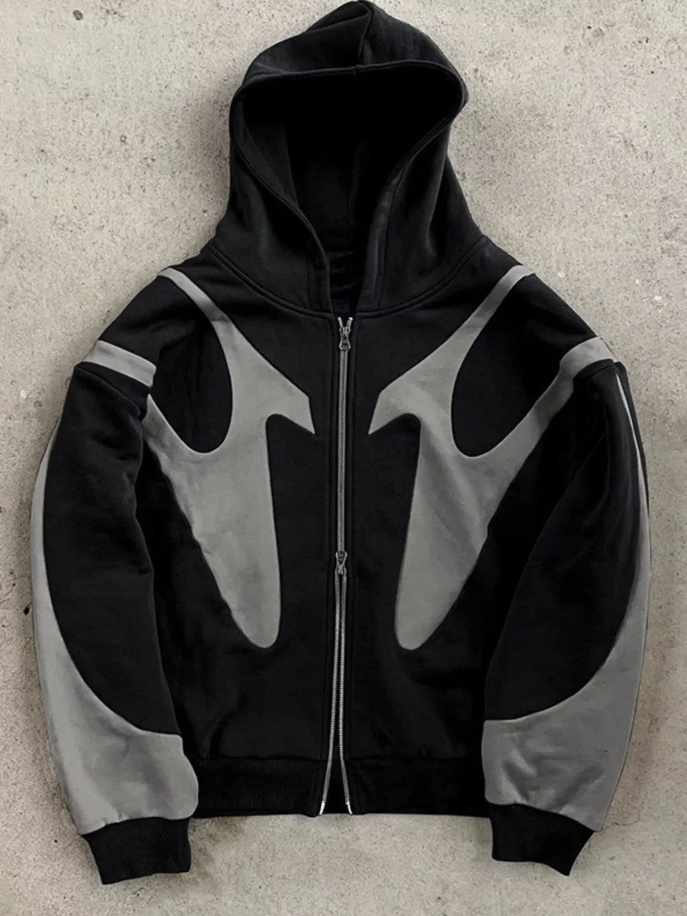Men's Streetwear Oversized Color-Block Hoodie, image 8